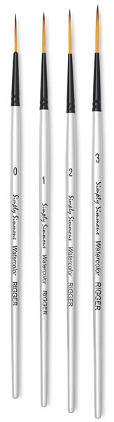 Simply Simmons Synthetic Mix Watercolor Brushes
