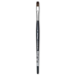 Da Vinci Casaneo Synthetic Squirrel Watercolor Brush - Flat, Size 8, Short Handle, Synthetic