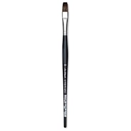 Da Vinci Casaneo Synthetic Squirrel Watercolor Brush - Flat, Size 12, Short Handle, Synthetic