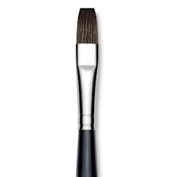 Da Vinci Casaneo Synthetic Squirrel Watercolor Brush - Flat, Size 12, Short Handle, Synthetic