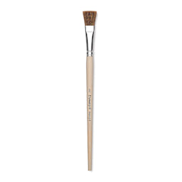Faux Camel Watercolor Brushes - Single Flat brush upright