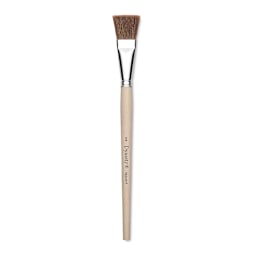 Dynasty Faux Camel Watercolor Brush - Flat, Size 3/4