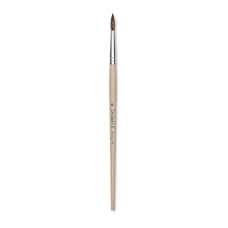 Faux Camel Watercolor Brushes - Single Round brush upright