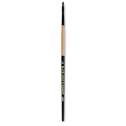 Dynasty Black Gold Brush - Angular, Short Handle, Size 1/8"