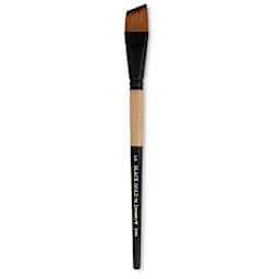 Dynasty Black Gold Brush - Angular, Short Handle, Size 3/4"