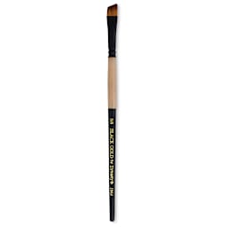 Dynasty Black Gold Brush - Angular, Short Handle, Size 3/8"