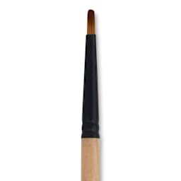 Dynasty Black Gold Brush - Deerfoot, Short Handle, Size 1/8"