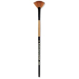 Dynasty Black Gold Brush - Fan, Short Handle, Size 2