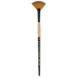 Dynasty Black Gold Brush - Fan, Short Handle, Size 4