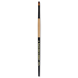 Dynasty Black Gold Brush - Filbert, Short Handle, Size 4