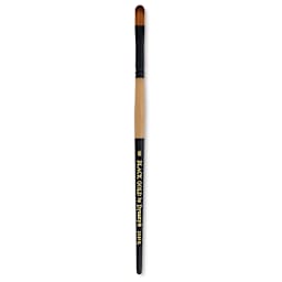Dynasty Black Gold Brush - Filbert, Short Handle, Size 8