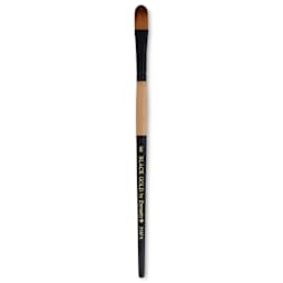 Dynasty Black Gold Brush - Filbert, Short Handle, Size 10