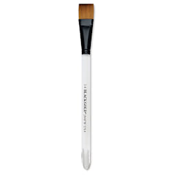 Dynasty Black Gold Brush - Flat Wash, Short Handle, Size 3/4"