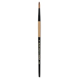 Dynasty Black Gold Brush - Liner, Short Handle, Size 4