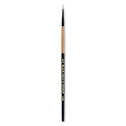 Dynasty Black Gold Brush - Liner, Short Handle, Size 10/0