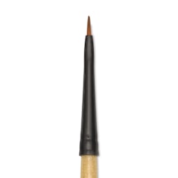 Dynasty Black Gold Brush - Mini Filbert, close-up