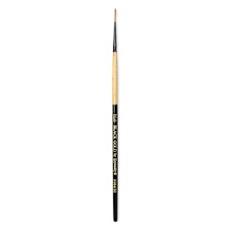 Dynasty Black Gold Brush - Mini Script, Short Handle, Size 20/0