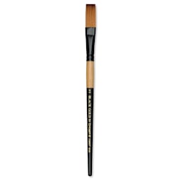 Dynasty Black Gold Brush - One Stroke, Short Handle, Size 1/2"
