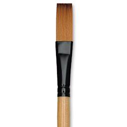 Dynasty Black Gold Brush - One Stroke, Short Handle, Size 1/2" close up