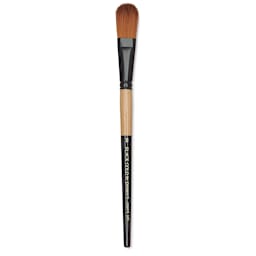 Dynasty Black Gold Brush - Oval Wash, Short Handle, Size 3/4"