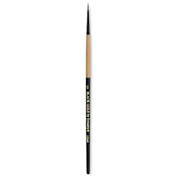 Dynasty Black Gold Brush - Round, Short Handle, Size 0