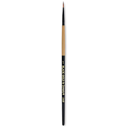 Dynasty Black Gold Brush - Round, Short Handle, Size 1