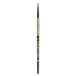 Dynasty Black Gold Brush - Round, Short Handle, Size 2