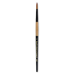Dynasty Black Gold Brush - Round, Short Handle, Size 7