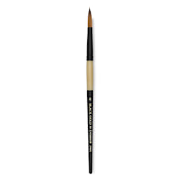 Dynasty Black Gold Brush - Round, Short Handle, Size 8