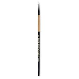 Dynasty Black Gold Brush - Round, Short Handle, Size 3/0