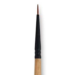 Dynasty Black Gold Brush - Round, Short Handle, Size 3/0 close up