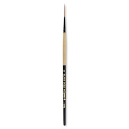 Dynasty Black Gold Brush - Script, Short Handle, Size 0