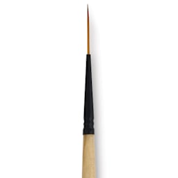 Dynasty Black Gold Brush - Script, Short Handle, Size 5/0 close up