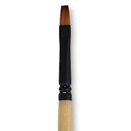 Dynasty Black Gold Brush - Shader, Short Handle, Size 5 close up