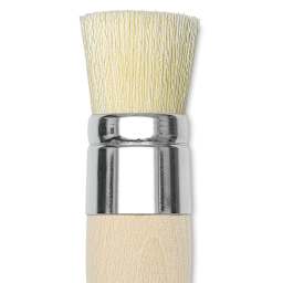 Da Vinci Artist Bristle Stencil Brushes - Closeup of Size 24 Traditional handle Brush