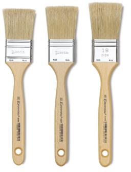 Escoda Natural Chungking Bristle Varnishing and Gesso Brushes