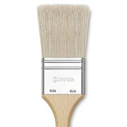 Escoda Natural Chungking Bristle Brush - Double Thickness, Size 18 close up