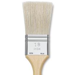 Escoda Natural Chungking Bristle Brush - Triple Thickness, Size 18 close up