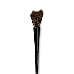 Luco Black Squirrel Brush - Pointed Round, 3 Locks