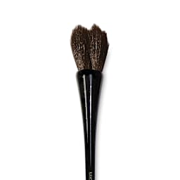 Luco Black Squirrel Brush - Pointed Round, 8 Locks