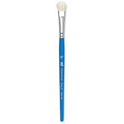 Princeton Select Natural Bristle Brush - Lunar Mop, Short Handle, Size 1/2'' (full length)