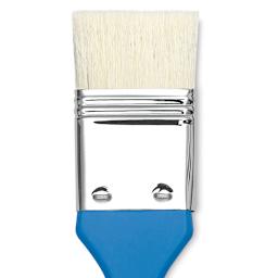 Princeton Select Natural Bristle Brush - Bright, Short Handle, Size 1-1/2" (close-up)