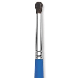 Princeton Select Natural Bristle Brush - Round Blender, Short Handle, Size 6 close up