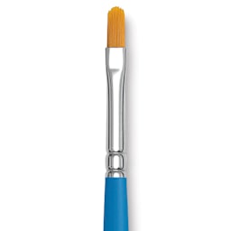 Princeton Select Synthetic Brush - Filbert, Short Handle, Size 4 close up