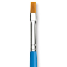 Princeton Select Synthetic Brush - Flat Shader, Short Handle, Size 4 close up