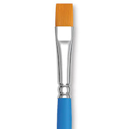 Princeton Select Synthetic Brush - Flat Shader, Short Handle, Size 10 close up