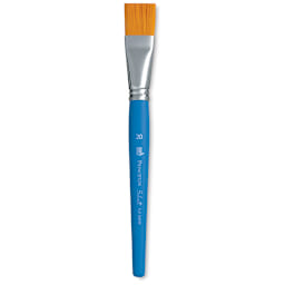 Princeton Select Synthetic Brush - Flat Shader, Short Handle, Size 20