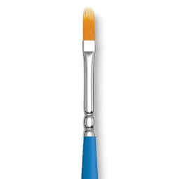 Princeton Select Synthetic Brush - Filbert Grainer, Short Handle, Size 1/8" close up
