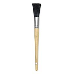 Dynasty Red-Letter Encaustic Brushes - Single Oval Sash Brush upright