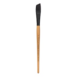 Princeton Catalyst Polytip Bristle Brush - Angle Bright, Long Handle, Size 12